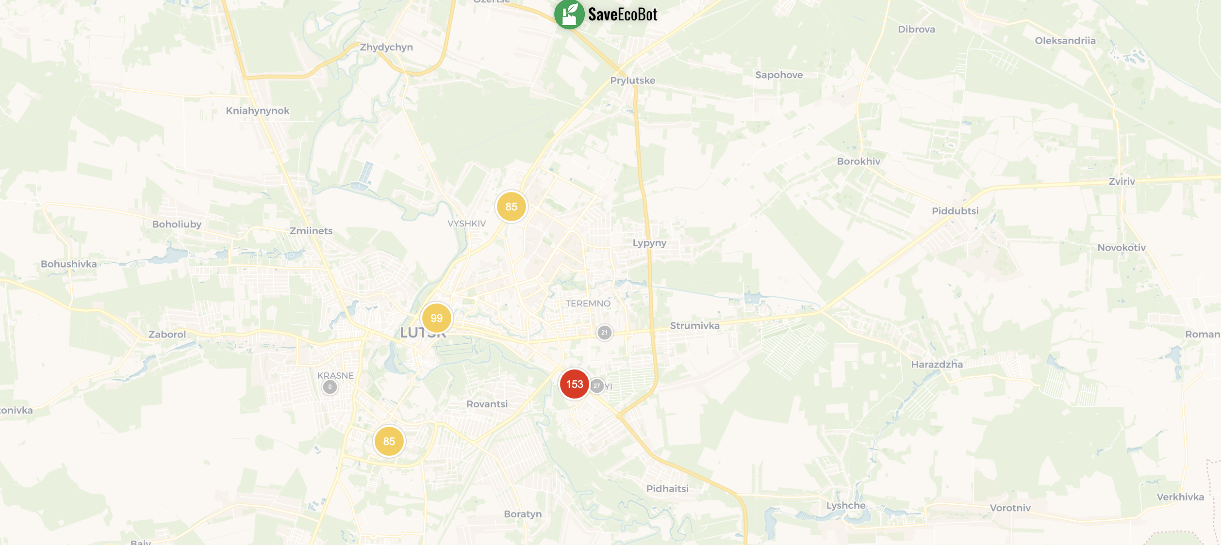 Не только Киев. Ухудшение качества воздуха фиксируют по Украине (карты)